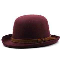 Chapeau Melon Derby En Feutre Unisexe -Chapeau Chic Soldes 0 0477d8