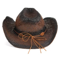 Chapeau Western Femme Marron Orné D’une Petite Tête De Taureau 9 Chapeau Western Femme Marron Orné D’une Petite Tête De Taureau -Chapeau Chic Soldes 0 1786f1