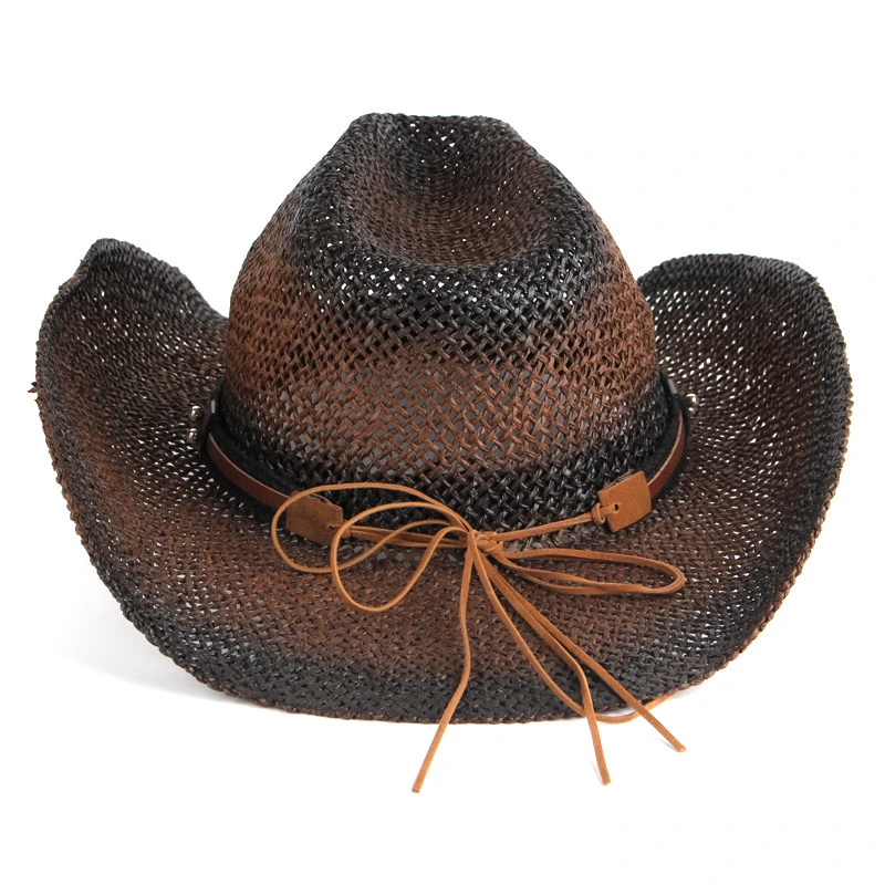 Chapeau Western Femme Marron Orné D’une Petite Tête De Taureau 5 Chapeau Western Femme Marron Orné D’une Petite Tête De Taureau – Image 3