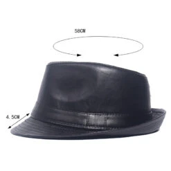 Chapeau Trilby En Similicuir 10 Chapeau Trilby En Similicuir -Chapeau Chic Soldes 0 243b0f