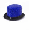 Chapeau De Magicien Bleu à Paillettes 1 Chapeau De Magicien Bleu à Paillettes -Chapeau Chic Soldes 0 53e128