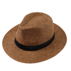 Chapeau Panama En Paille Entouré Par Un Ruban 11 Chapeau Panama En Paille Entouré Par Un Ruban -Chapeau Chic Soldes 0 5a878f