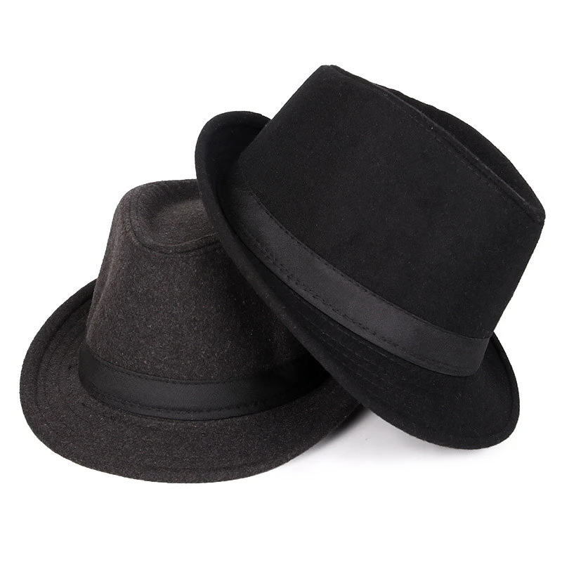Chapeau Trilby à Bords Courts En Feutre 3 Chapeau Trilby à Bords Courts En Feutre