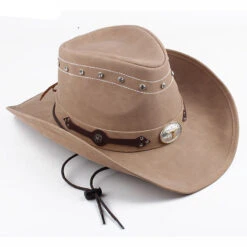 Chapeau De Cowboy Occidental En Cuir Stylisé 10 Chapeau De Cowboy Occidental En Cuir Stylisé -Chapeau Chic Soldes 0 8a91c6