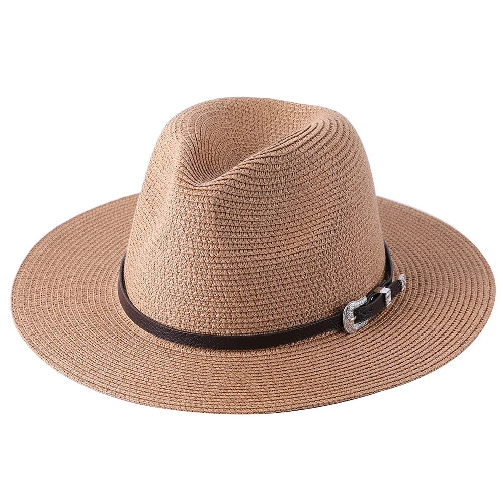 Chapeau Panama Avec Ceinture En Cuir Noir 3 Chapeau Panama Avec Ceinture En Cuir Noir