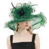 Chapeau Catherinette Avec Une Grosse Fleur Verte 1 Chapeau Catherinette Avec Une Grosse Fleur Verte -Chapeau Chic Soldes 0 f90a42