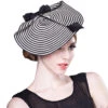 Chapeau Bibi Pour Mariage Noir Et Blanc Pour Femme 1 Chapeau Bibi Pour Mariage Noir Et Blanc Pour Femme -Chapeau Chic Soldes 1 56
