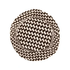 Chapeau Type Bob à Motif Patte D’oie Pour Bébé 6 Chapeau Type Bob à Motif Patte D’oie Pour Bébé -Chapeau Chic Soldes 11 4