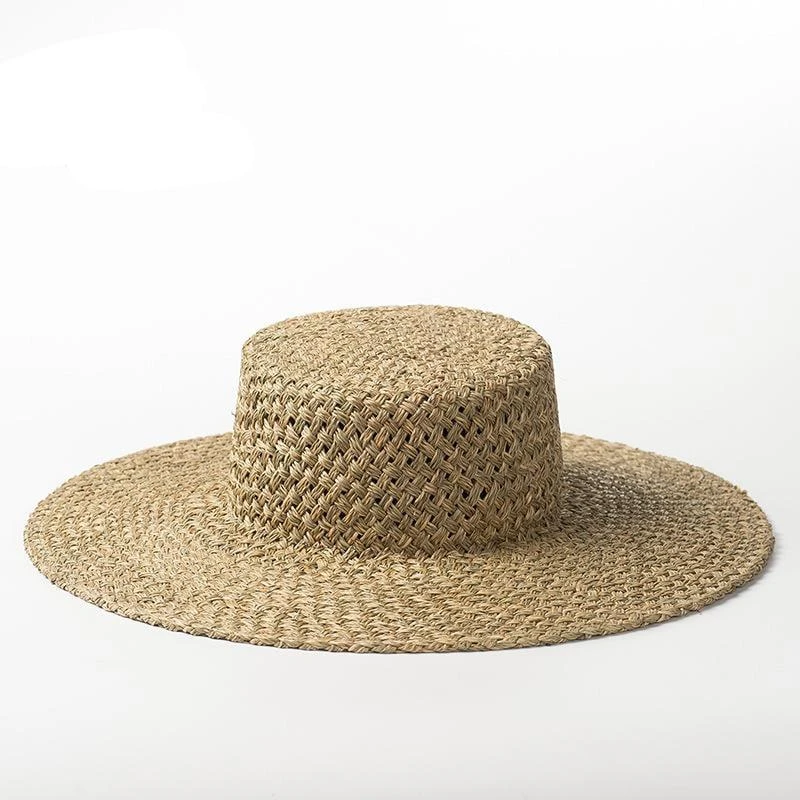 Chapeau Canotier En Paille Tissée 3 Chapeau Canotier En Paille Tissée