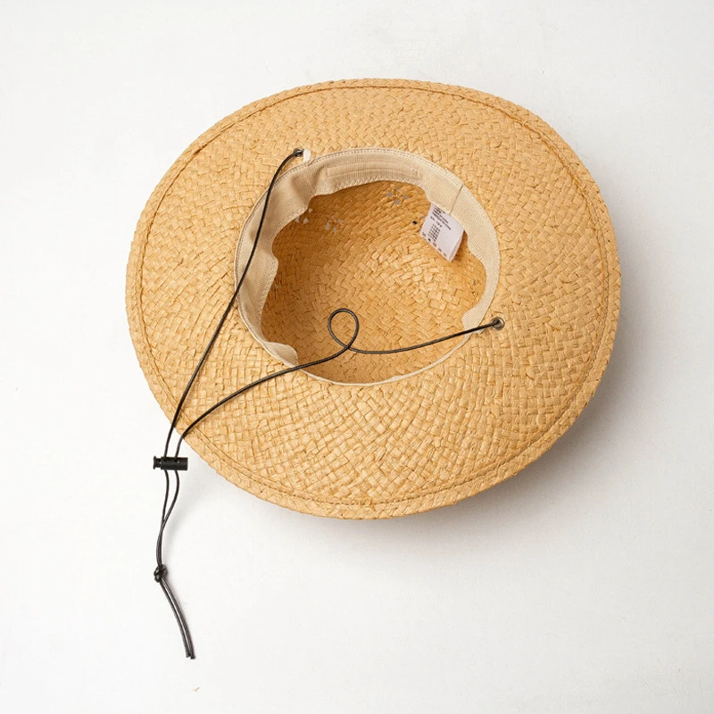 Chapeau Panama En Paille Avec Cordon De Serrage Pour Enfants 6 Chapeau Panama En Paille Avec Cordon De Serrage Pour Enfants – Image 4