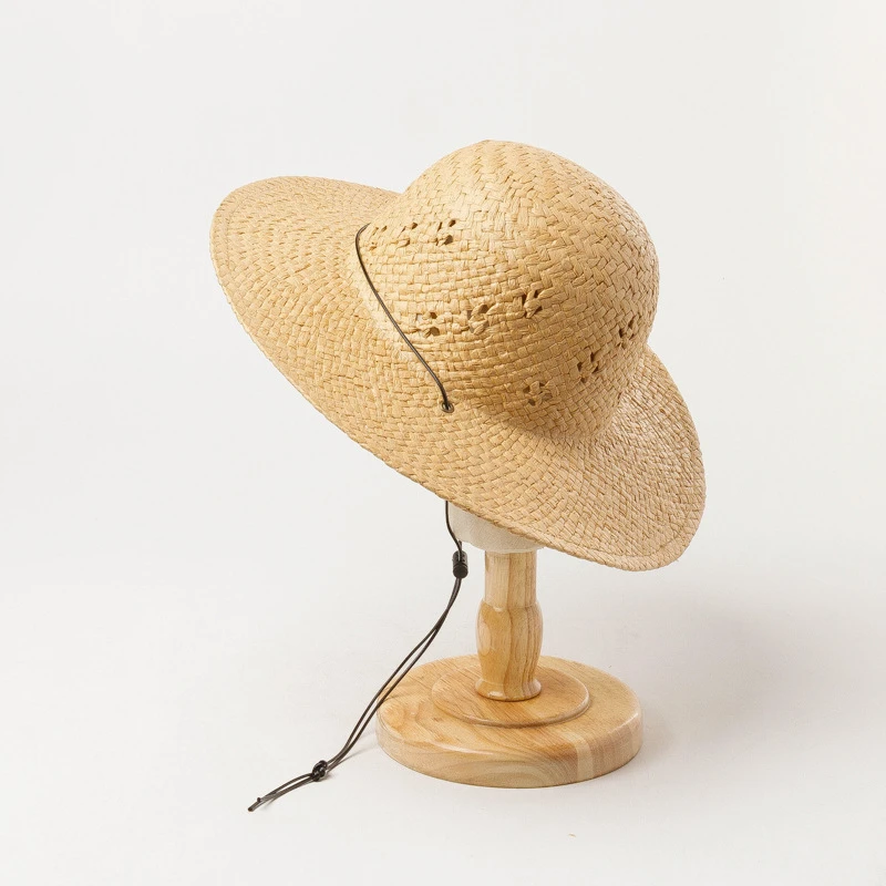 Chapeau Panama En Paille Avec Cordon De Serrage Pour Enfants 4 Chapeau Panama En Paille Avec Cordon De Serrage Pour Enfants – Image 2