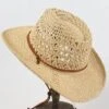Chapeau Panama En Paille Style Cow-boy