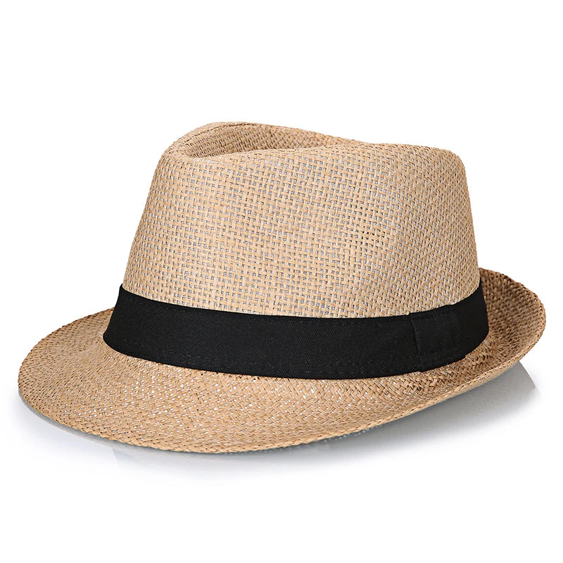 Chapeau Panama En Paille Avec Ruban Noir Pour Hommes 3 Chapeau Panama En Paille Avec Ruban Noir Pour Hommes