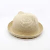 Chapeau De Bébé En Paille Avec Oreilles De Chat 2 Chapeau De Bébé En Paille Avec Oreilles De Chat -Chapeau Chic Soldes 16806 4sxub1