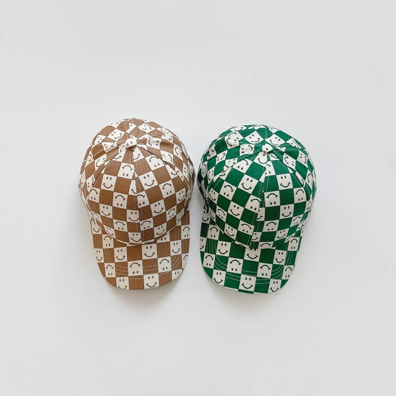 Chapeau Type Casquette à Carreaux Pour Bébés 5 Chapeau Type Casquette à Carreaux Pour Bébés – Image 3