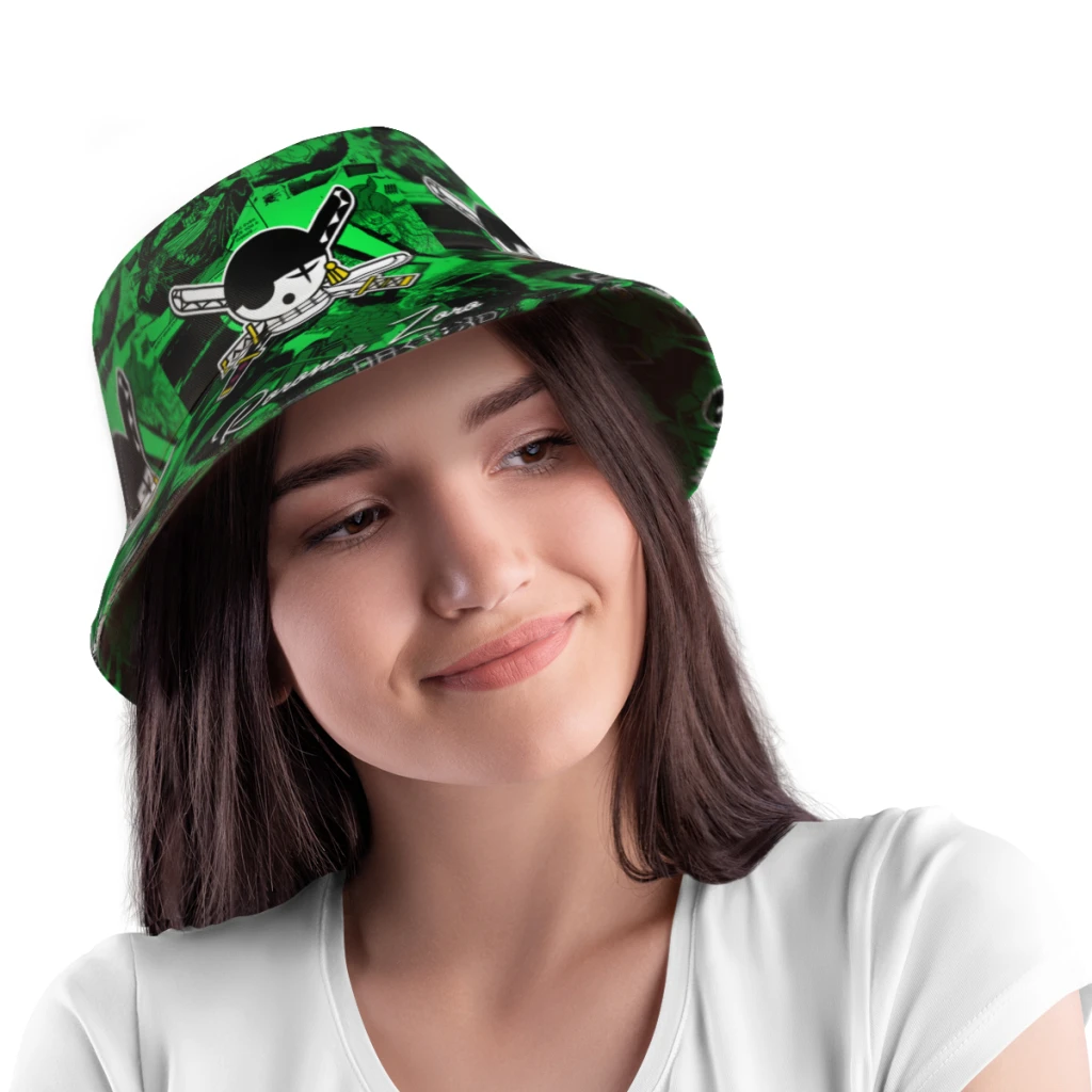 Bob One Piece Vert Et Noir Avec Imprimé Skull 5 Bob One Piece Vert Et Noir Avec Imprimé Skull – Image 3