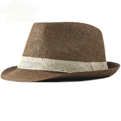 Chapeau Trilby En Paille Respirant Pour Homme Et Femme 10 Chapeau Trilby En Paille Respirant Pour Homme Et Femme -Chapeau Chic Soldes 18991 0zlt3e