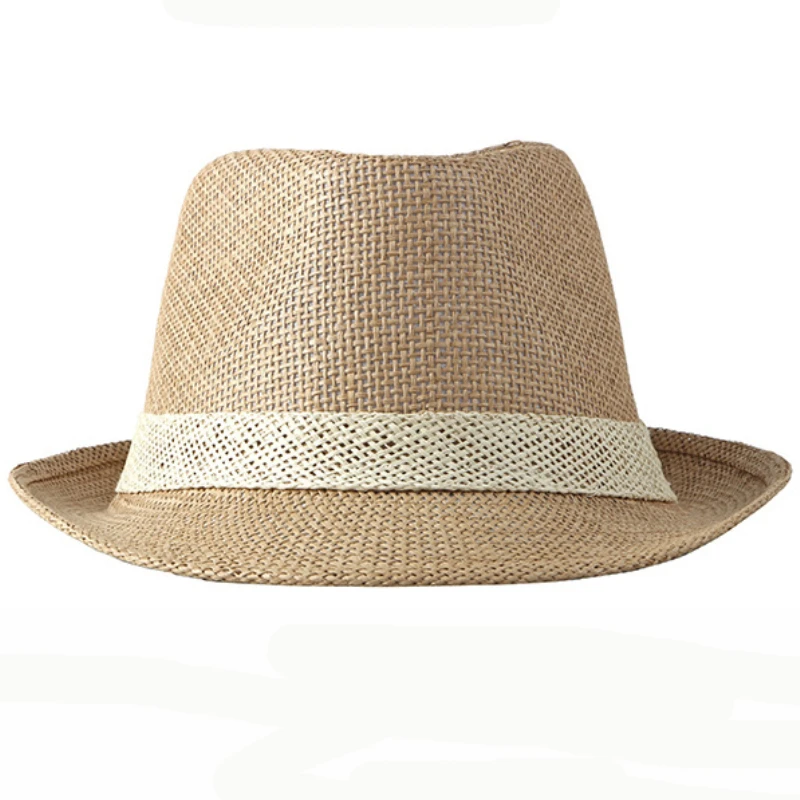 Chapeau Trilby En Paille Respirant Pour Homme Et Femme 7 Chapeau Trilby En Paille Respirant Pour Homme Et Femme – Image 5