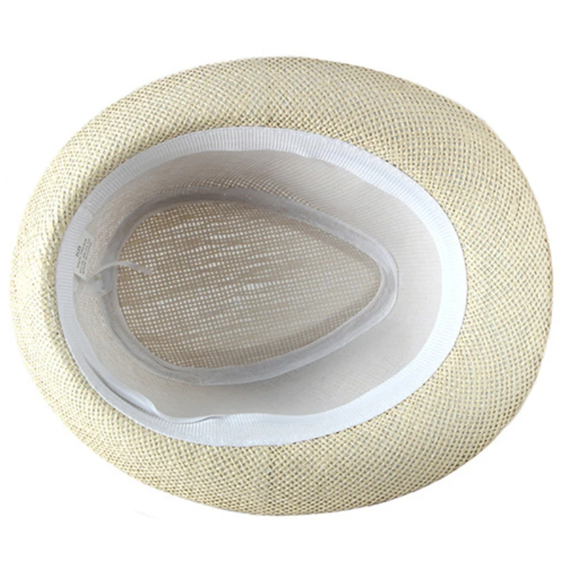 Chapeau Trilby En Paille Respirant Pour Homme Et Femme 8 Chapeau Trilby En Paille Respirant Pour Homme Et Femme – Image 6