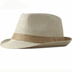 Chapeau Trilby En Paille Respirant Pour Homme Et Femme