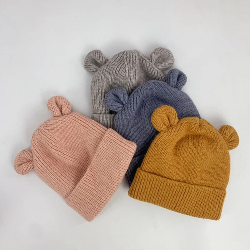 Chapeau Style Bonnet Pour Bébé Avec Oreilles D’ourson 3 Chapeau Style Bonnet Pour Bébé Avec Oreilles D’ourson