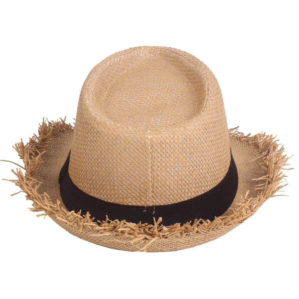 Chapeau Trilby En Paille Effilée 7 Chapeau Trilby En Paille Effilée – Image 5