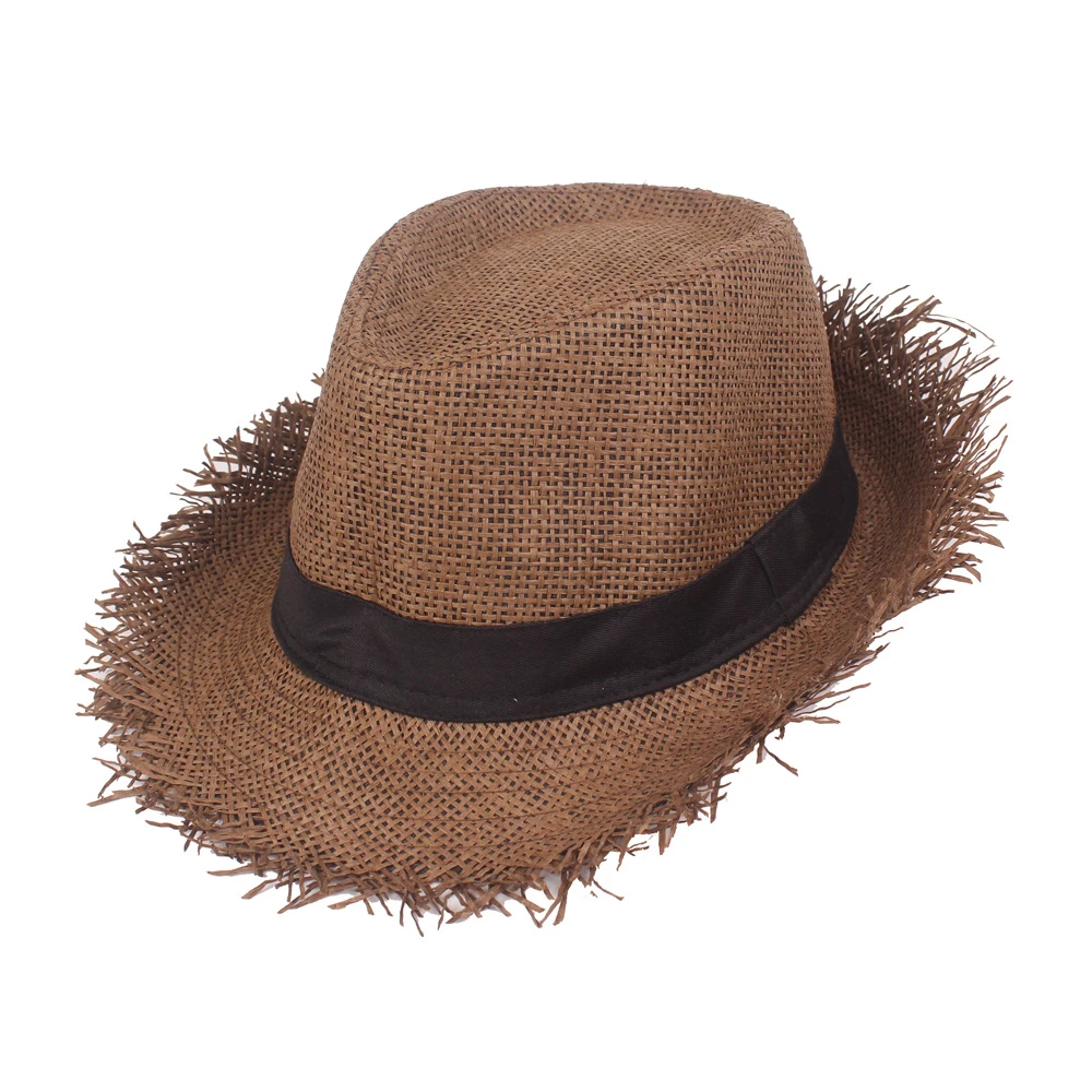 Chapeau Trilby En Paille Effilée 5 Chapeau Trilby En Paille Effilée – Image 3