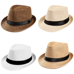 Chapeau Trilby Avec Ruban Pour Homme Et Femme
