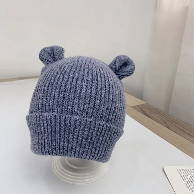 Chapeau Style Bonnet Pour Bébé Avec Oreilles D’ourson 8 Chapeau Style Bonnet Pour Bébé Avec Oreilles D’ourson – Image 6