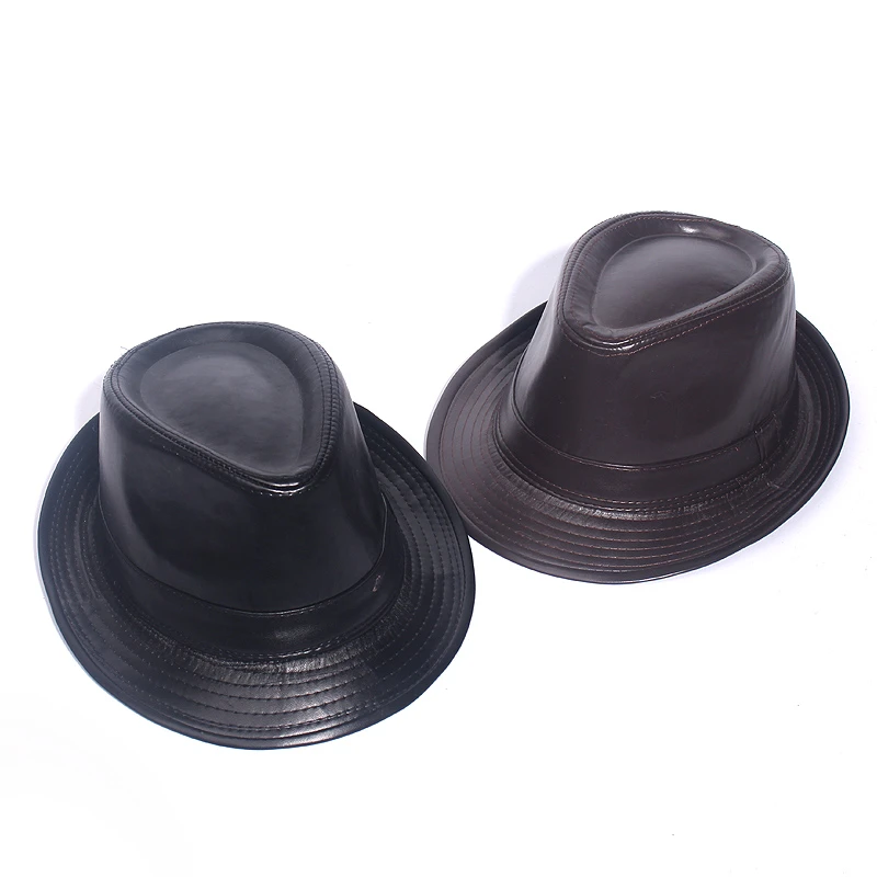 Chapeau Trilby En Similicuir 4 Chapeau Trilby En Similicuir – Image 2