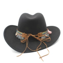 Chapeau Western Femme Avec Galon à Franges Indiennes 11 Chapeau Western Femme Avec Galon à Franges Indiennes -Chapeau Chic Soldes 19316 apak7z