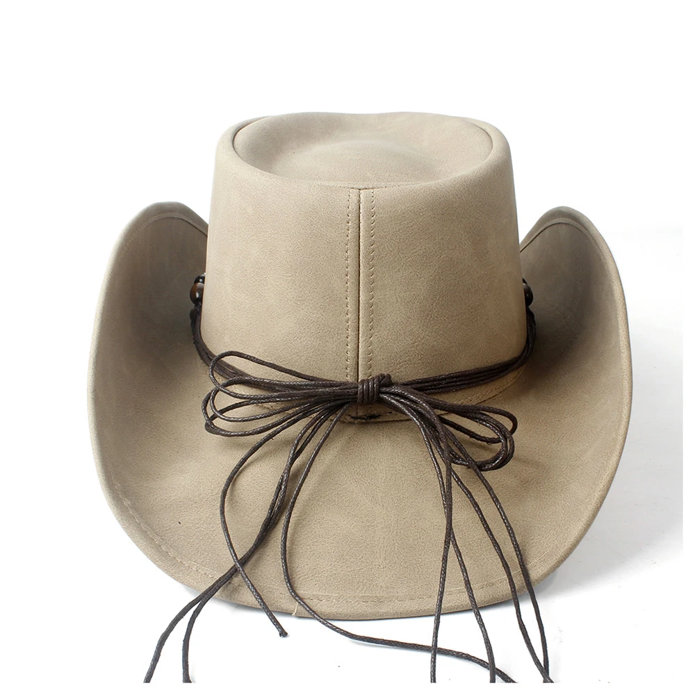 Chapeau Western Femme Vintage En Cuir 6 Chapeau Western Femme Vintage En Cuir – Image 4