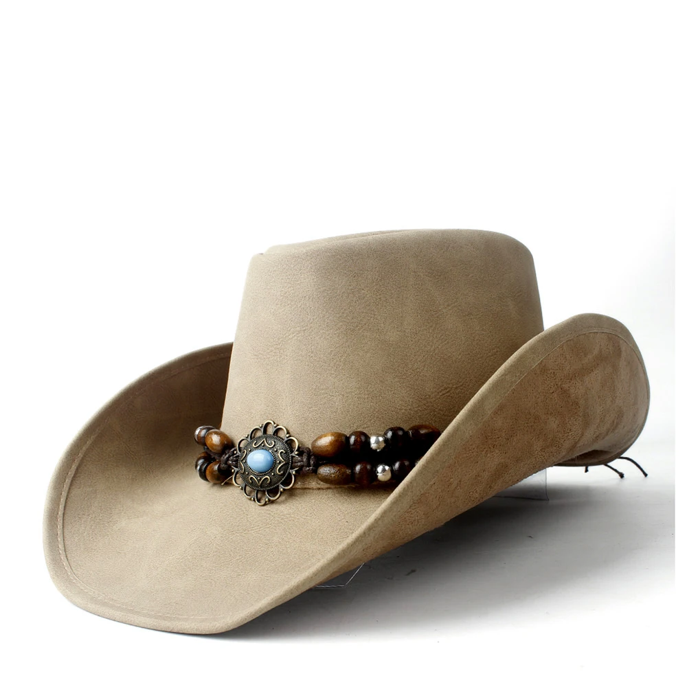 Chapeau Western Femme Vintage En Cuir 3 Chapeau Western Femme Vintage En Cuir
