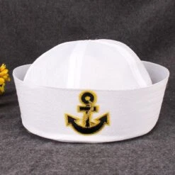 Chapeau Marin Avec Broderie Ancre De Bateau Or Ou Argent 7 Chapeau Marin Avec Broderie Ancre De Bateau Or Ou Argent -Chapeau Chic Soldes 19532 511150