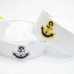 Chapeau Marin Avec Broderie Ancre De Bateau Or Ou Argent 6 Chapeau Marin Avec Broderie Ancre De Bateau Or Ou Argent -Chapeau Chic Soldes 19532 e5c8e6
