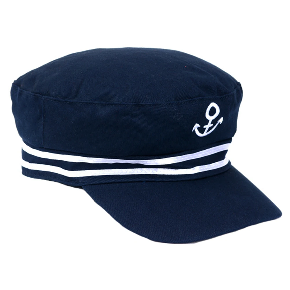 Chapeau Marin Style Casquette Bleu Foncé 5 Chapeau Marin Style Casquette Bleu Foncé – Image 3