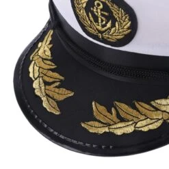 Chapeau Marin Style Capitaine De Bateau -Chapeau Chic Soldes 19598 3unzh3
