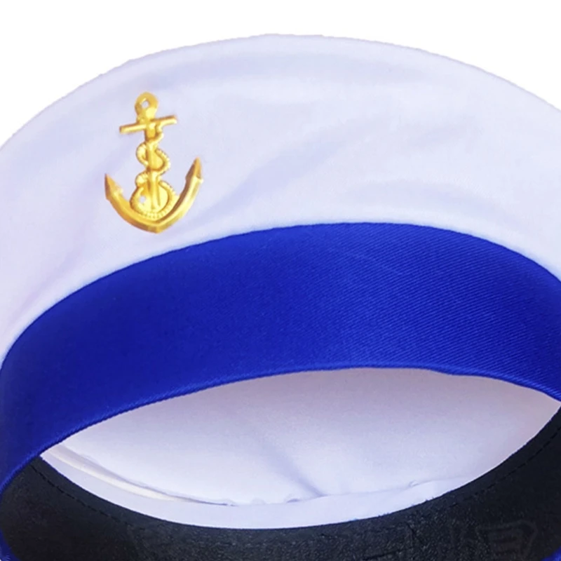Chapeau Marin Traditionnel Bleu Et Blanc 5 Chapeau Marin Traditionnel Bleu Et Blanc – Image 3