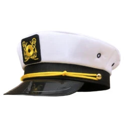 Chapeau Marin Brodé Style Capitaine De Bateau -Chapeau Chic Soldes 19713 sgc2qy