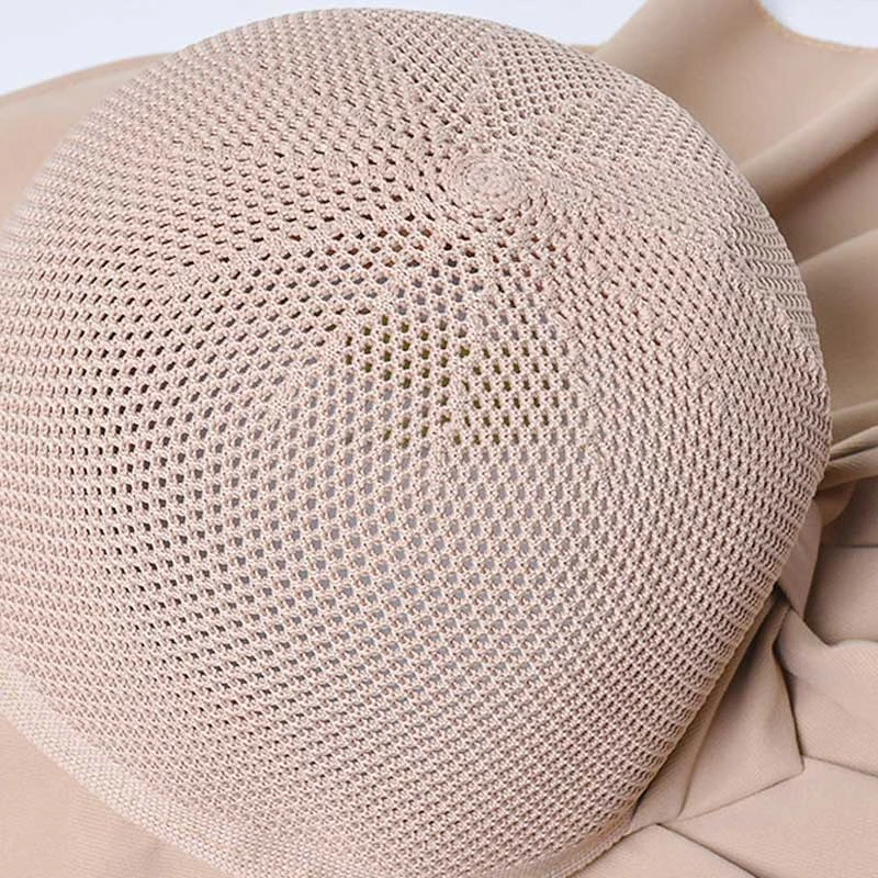 Chapeau Capeline En Maille Légère Avec Bords Fluides 7 Chapeau Capeline En Maille Légère Avec Bords Fluides – Image 5