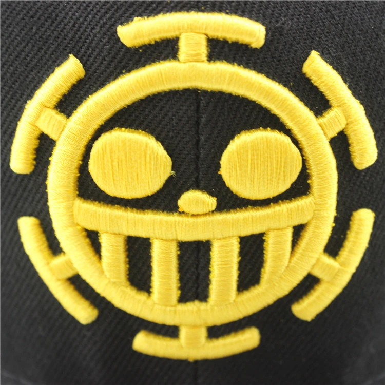 Casquette Luffy Noire Avec Logo Jaune 4 Casquette Luffy Noire Avec Logo Jaune – Image 2