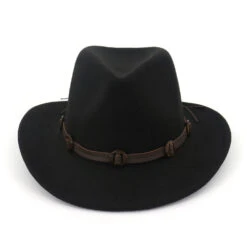Chapeau Aventurier Avec Bande En Cuir -Chapeau Chic Soldes 1997 1vrsru