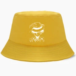 Chapeau Style Bob Luffy Avec Visage Du Héros Sur Le Devant