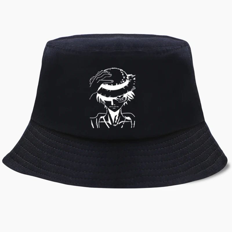 Chapeau Style Bob Luffy Avec Visage Du Héros Sur Le Devant 5 Chapeau Style Bob Luffy Avec Visage Du Héros Sur Le Devant – Image 3