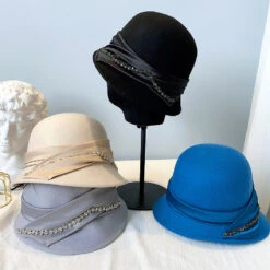 Chapeau Cloche En Laine Pour Femme -Chapeau Chic Soldes 2163 yfbist