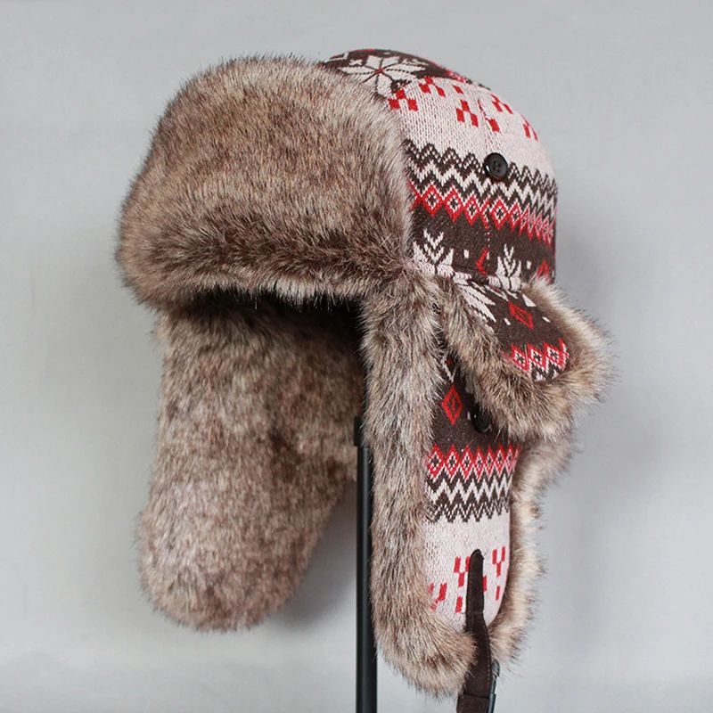 Chapeau Russe D’hiver Pour Femme à Fourrure 3 Chapeau Russe D’hiver Pour Femme à Fourrure
