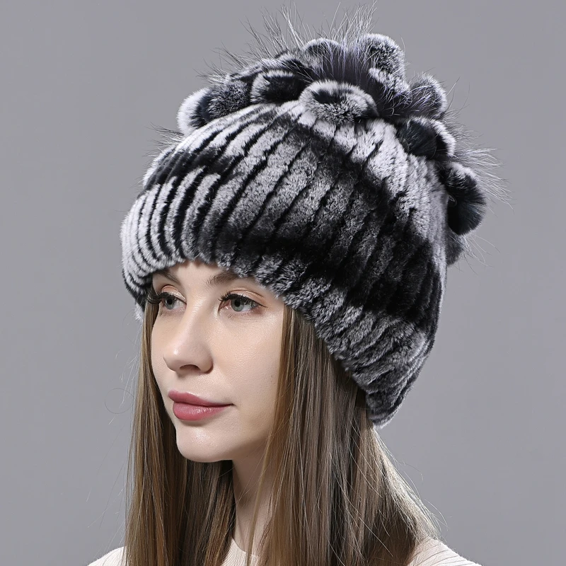 Chapeau Russe En Fourrure Avec élastique Pour Femme 4 Chapeau Russe En Fourrure Avec élastique Pour Femme – Image 2