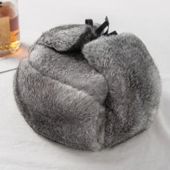 Chapeau Russe Coupe-vent En Fourrure Pour Homme 7 Chapeau Russe Coupe-vent En Fourrure Pour Homme -Chapeau Chic Soldes 22684 nkusls