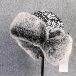 Chapeau Russe Unisexe Noir Et Blanc -Chapeau Chic Soldes 22719 bwvq9y