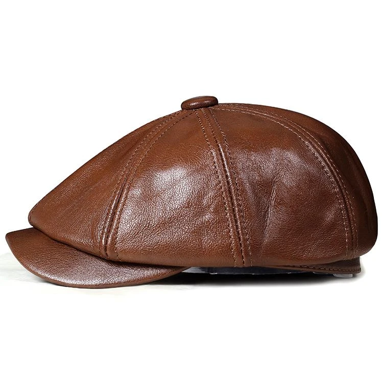 Chapeau Homme Rétro En Forme De Béret Octogonal 7 Chapeau Homme Rétro En Forme De Béret Octogonal – Image 5